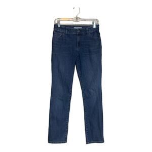 Chico's Platinum Denim bluestraight leg jeans size 0 short